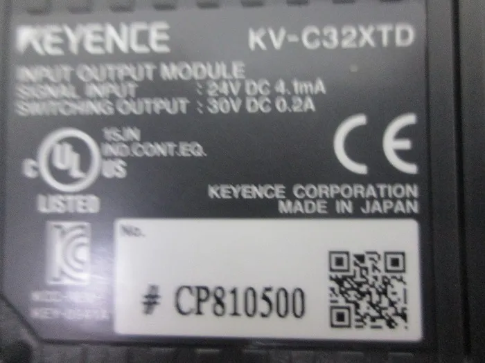 Keyence KV-C32XTD PLC 상세 이미지 - ASKINDEX 코리아