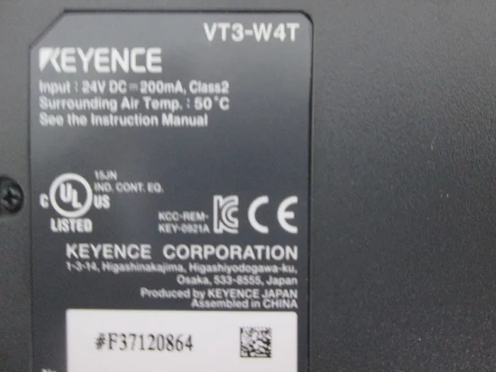 Keyence VT3-W4T 터치 패널 상세 이미지 - ASKINDEX 코리아