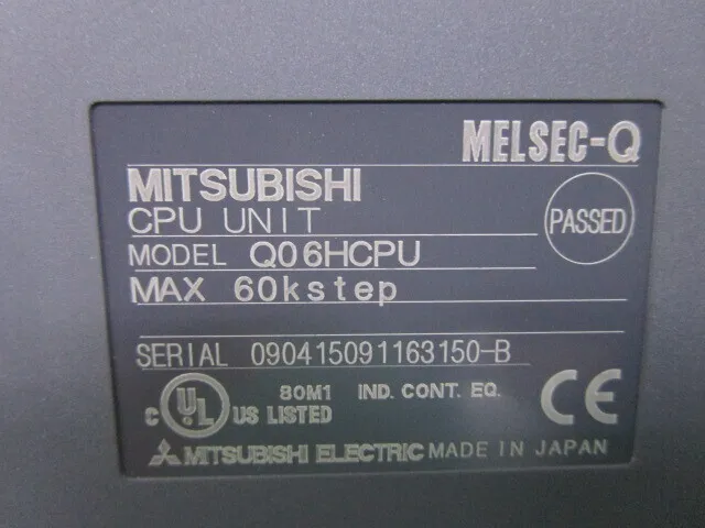 Mitsubishi Electric Q06HCPU Sequencer (PLC) Detail Image - ASKINDEX Korea