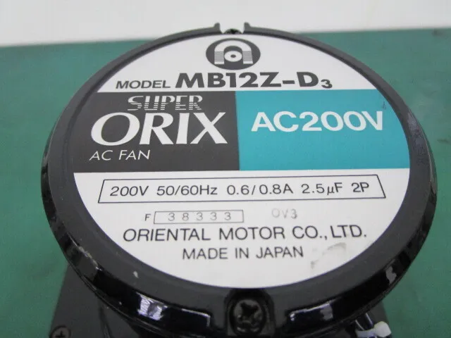 Oriental Motor MB12Z-D3 AC fan Detail Image - ASKINDEX Korea