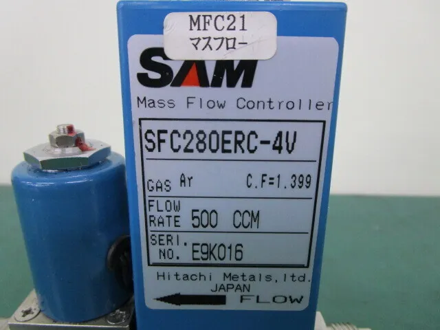 Hitachi (SAM) SFC-280ERC-4V Mass flow controller Detail Image - ASKINDEX Korea