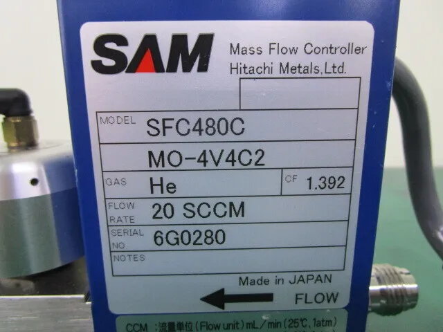 Hitachi (SAM) SFC480C MO-4V4C2 Mass flow controller Detail Image - ASKINDEX Korea