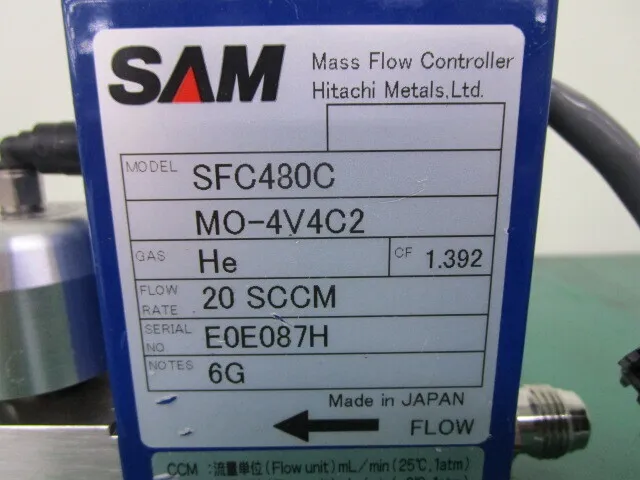 Hitachi (SAM) SFC480C MO-4V4C2 Mass flow controller Detail Image - ASKINDEX Korea