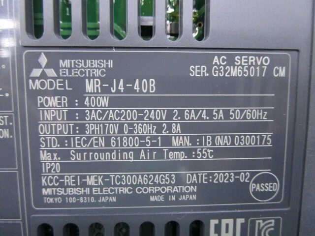 미쓰비시 전기 MR-J4-40B AC 서보 드라이버 상세 이미지 - ASKINDEX 코리아