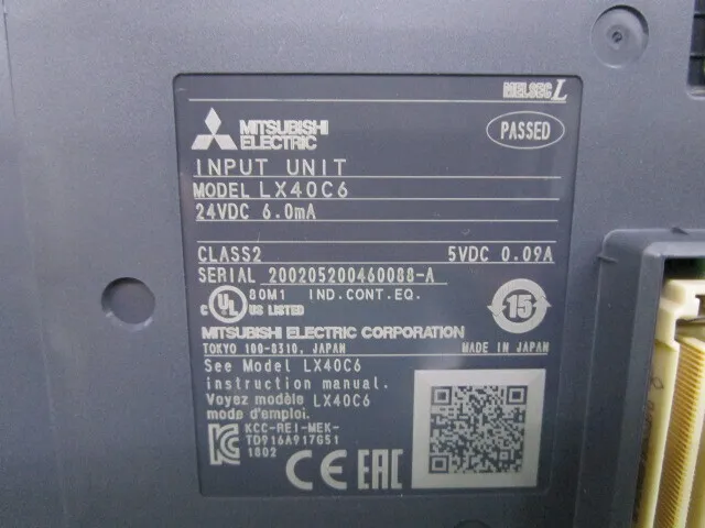 Mitsubishi Electric LX40C6 Squencer (DC input unit) Detail Image - ASKINDEX Korea
