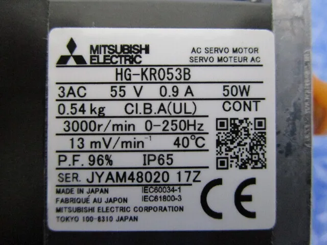미쓰비시 전기 HG-KR053B AC 서보 모터 상세 이미지 - ASKINDEX 코리아