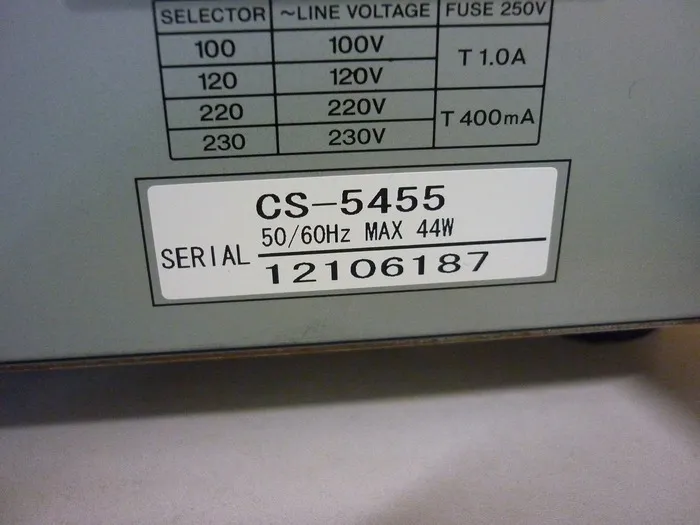 Kenwood CS-5455 oscilloscope Detail Image - ASKINDEX Korea