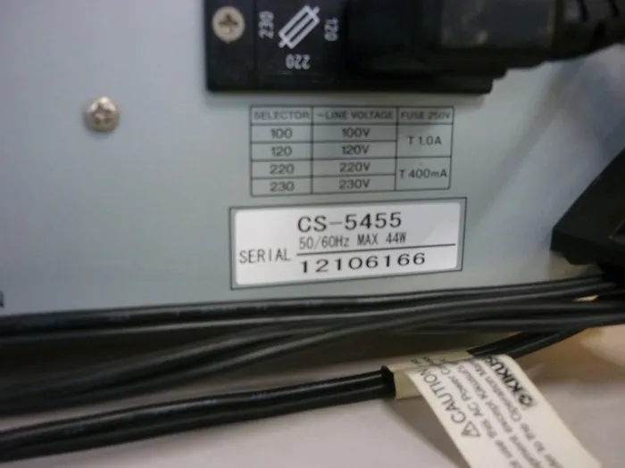 Kenwood CS-5455 oscilloscope Detail Image - ASKINDEX Korea