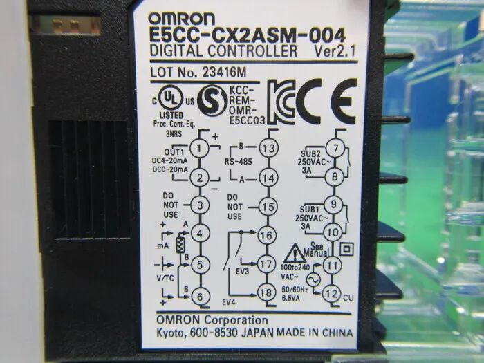 오므론 E5CC-CX2ASM-004 온도 조절기 상세 이미지 - ASKINDEX 코리아