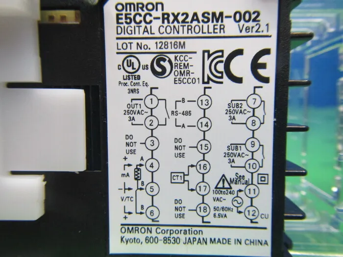 오므론 E5CC-CX2ASM-002 온도 조절기 상세 이미지 - ASKINDEX 코리아