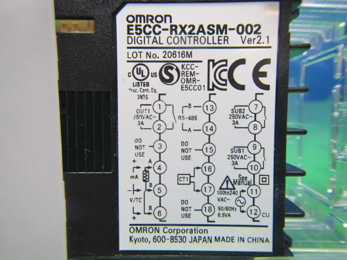 오므론 E5CC-CX2ASM-002 온도 조절기 상세 이미지 - ASKINDEX 코리아