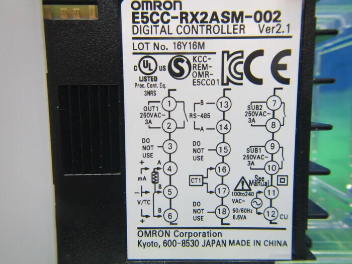 오므론 E5CC-CX2ASM-002 온도 조절기 상세 이미지 - ASKINDEX 코리아