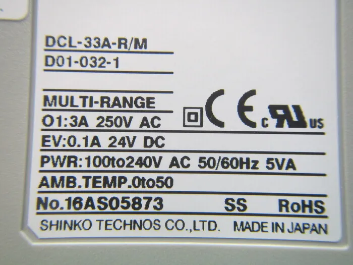Shinko Technos DCL-33A-R/M(D01-032-1) Instructed meter Detail Image - ASKINDEX Korea