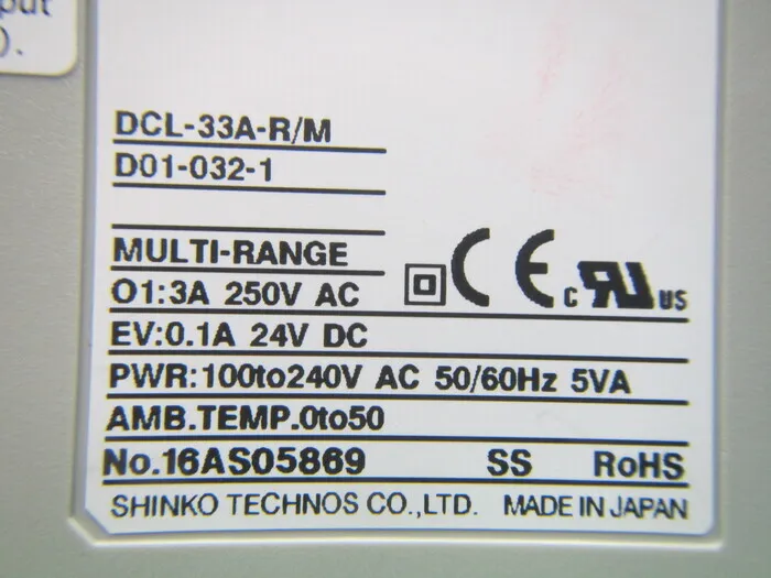 Shinko Technos DCL-33A-R/M(D01-032-1) Instructed meter Detail Image - ASKINDEX Korea