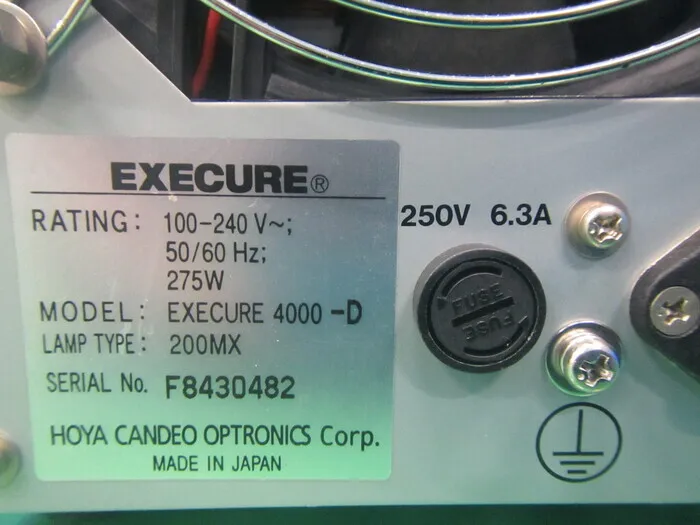 HOYA EXECURE4000-D UV irradiation device Detail Image - ASKINDEX Korea
