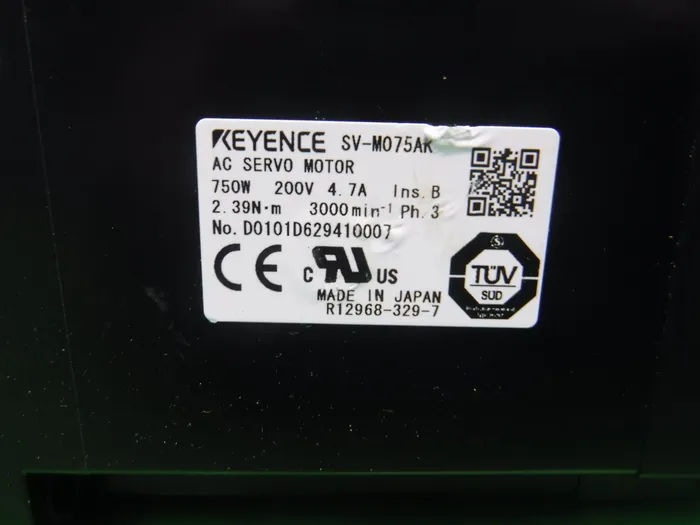 Keyence SV-M075AK AC 서보 모터 상세 이미지 - ASKINDEX 코리아