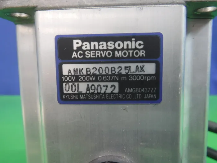 파나소닉 AMKB200B25LAK AC 서보 모터 상세 이미지 - ASKINDEX 코리아