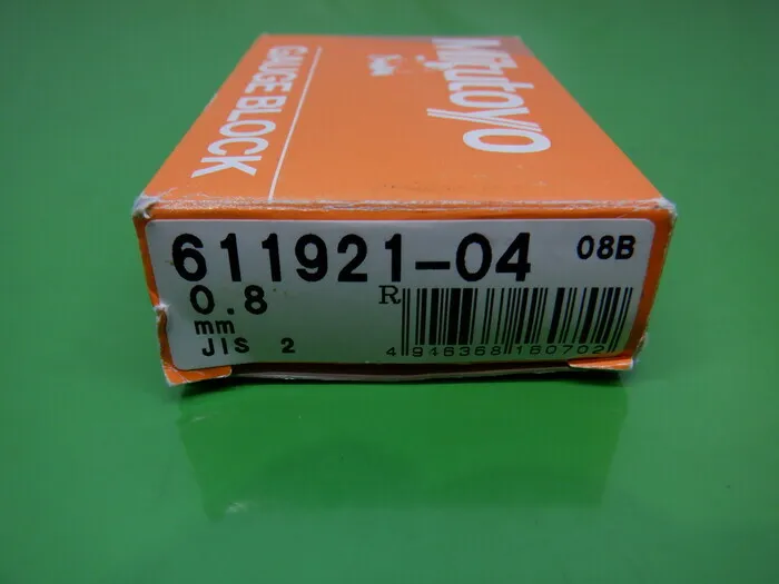 미츠 토요 611921-04 단일 게이지 블록(0.8mm) 상세 이미지 - ASKINDEX 코리아