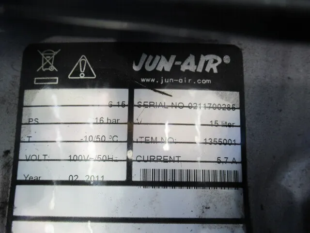 Kuroda International 6-15 Air Compressor Detail Image - ASKINDEX Korea