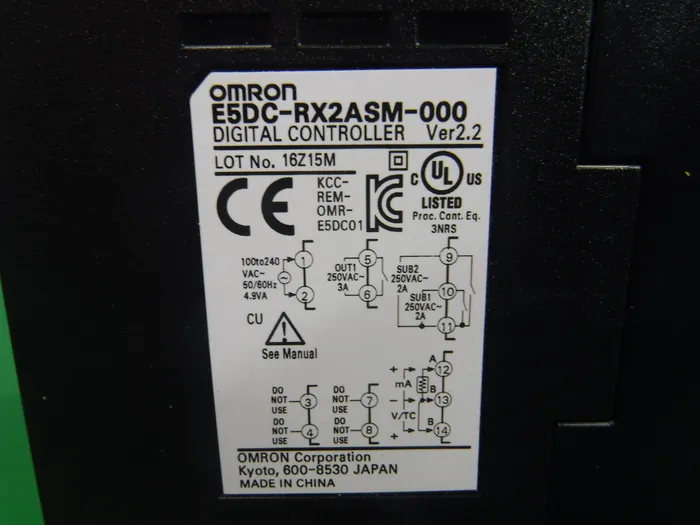 오므론 E5DC-RX2ASM-000 온도 조절기 상세 이미지 - ASKINDEX 코리아