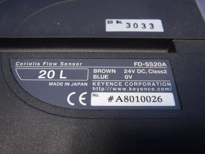 Keen FD-SS20A Flow rate sensor Detail Image - ASKINDEX Korea