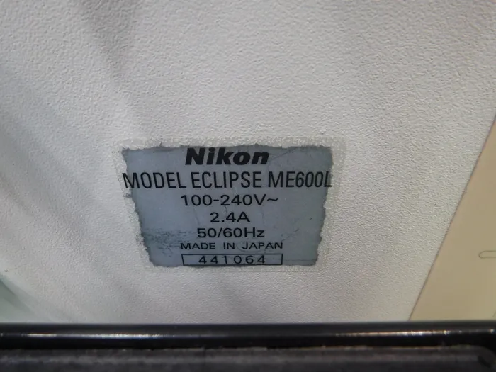 Nikon ME600L Microscope NG Detail Image - ASKINDEX Korea