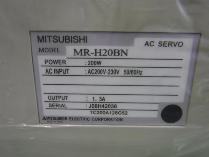미쓰비시 전기 MR-H20BN AC 서보 드라이버 상세 이미지 - ASKINDEX 코리아