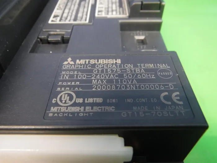 미쓰비시 전기 GT1575-STBA 터치 패널 상세 이미지 - ASKINDEX 코리아