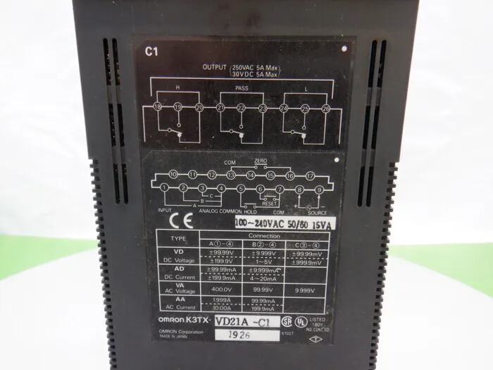 오므론 K3TX-VD21A-C1 디지털 패널 미터 상세 이미지 - ASKINDEX 코리아