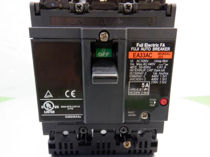 Fuji Electric EA33AC Breaker (electric leakage breaker) Detail Image - ASKINDEX Korea