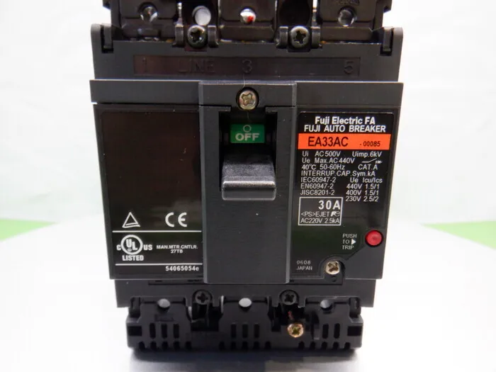 Fuji Electric EA33AC Breaker (electric leakage breaker) Detail Image - ASKINDEX Korea