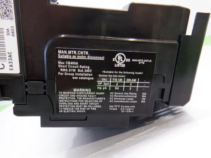 Fuji Electric EA33AC Breaker (electric leakage breaker) Detail Image - ASKINDEX Korea