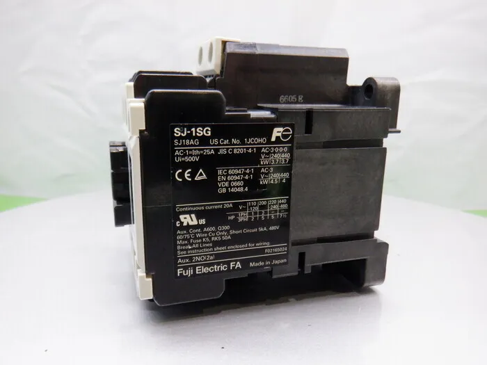 Fuji Electric SJ-1SG(SJ18AG) Electromagnetic contacter Detail Image - ASKINDEX Korea