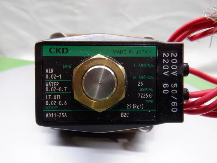 시케이디? AD11-25A-B2C-AC200V 솔레노이드 밸브(파일럿식 2포트) 상세 이미지 - ASKINDEX 코리아