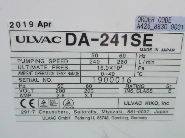 Albuck DA-241SE Diaram pump Detail Image - ASKINDEX Korea