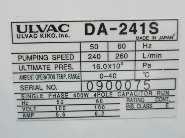 Albuck DA-241S Diaram pump Detail Image - ASKINDEX Korea