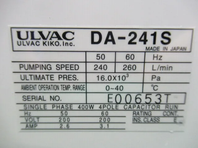 Albuck DA-241S Diaram pump Detail Image - ASKINDEX Korea