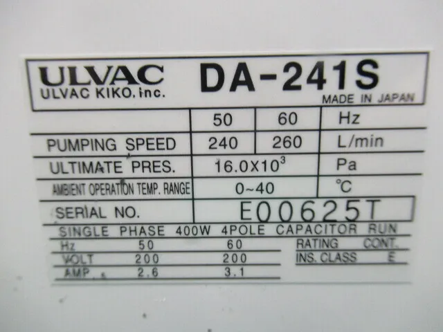 Albuck DA-241S Diaram pump Detail Image - ASKINDEX Korea