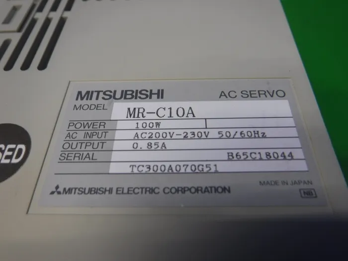 미쓰비시 전기 MR-C10A AC 서보 드라이버 상세 이미지 - ASKINDEX 코리아