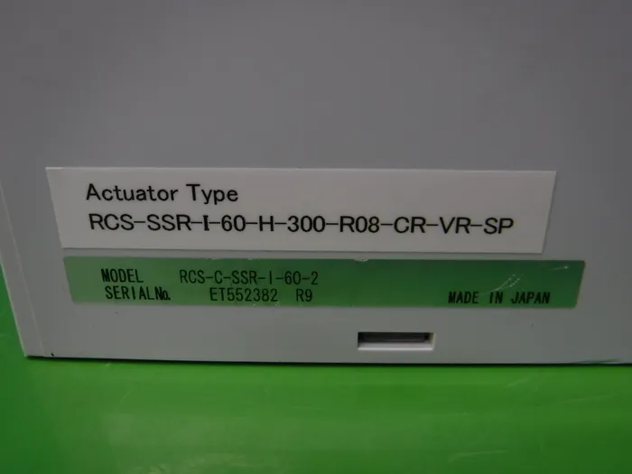 거기 RCS-C-SSR-I-60-2 컨트롤러 (로보 실린더) 상세 이미지 - ASKINDEX 코리아