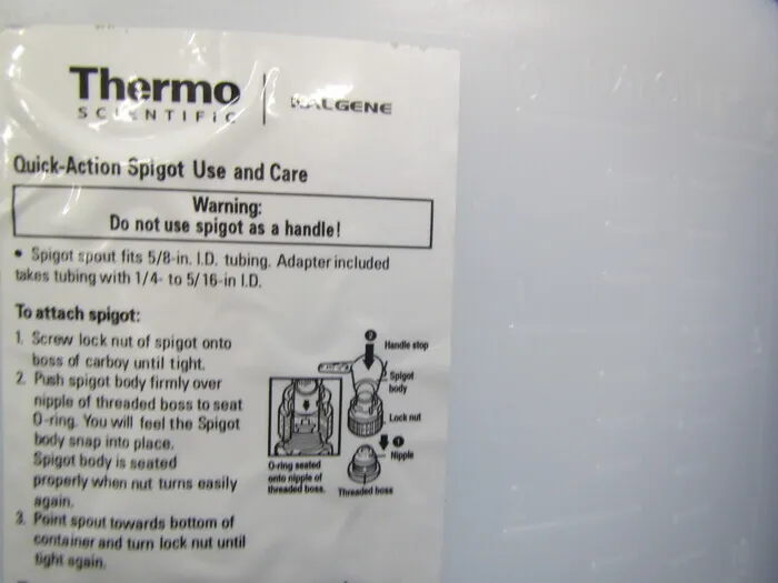 Thermo scientific 8319-0130 A round bottle with a lively plug Detail Image - ASKINDEX Korea