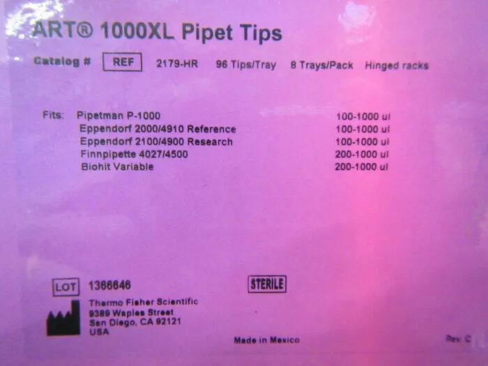 Thermo scientific 2179-HR Pipetto chip Detail Image - ASKINDEX Korea