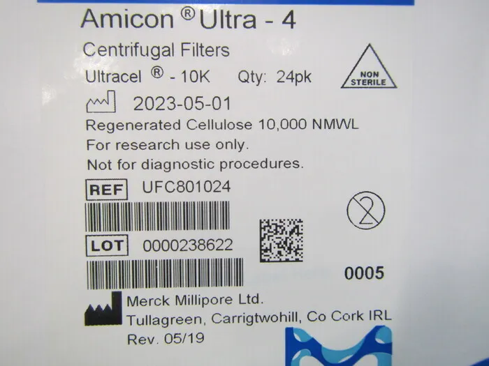 Millipore UFC801024(ウルトラ-4 10K) Centrifugal filter device Detail Image - ASKINDEX Korea