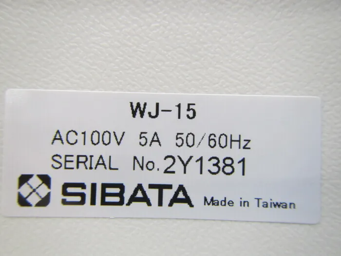 Shibata science WJ-15 Circulating aliatator Detail Image - ASKINDEX Korea
