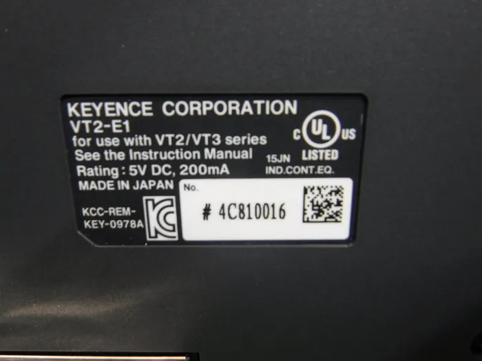 Keyence VT3-Q5TA 터치 패널 상세 이미지 - ASKINDEX 코리아