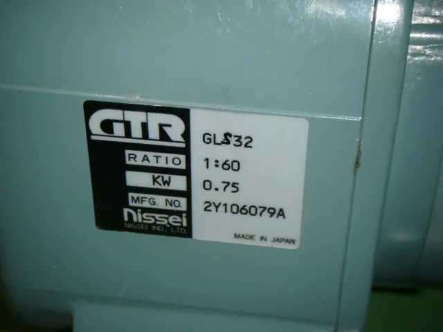 Nissei Industries GLS-32 GTR gear motor Detail Image - ASKINDEX Korea