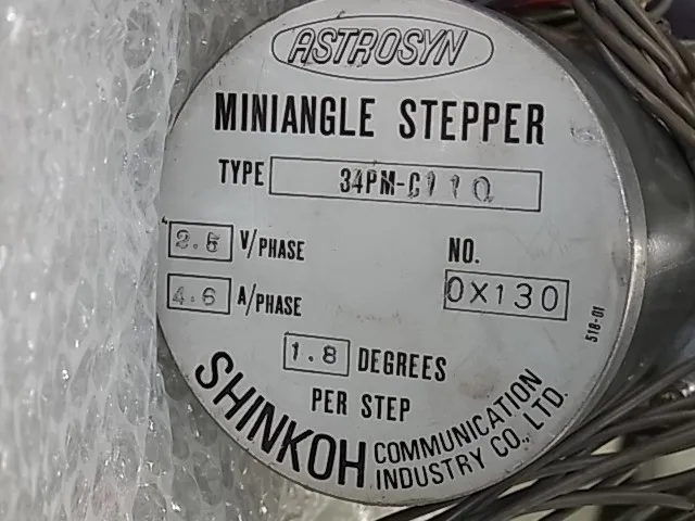 Shinko Communication Industry 34PM-C110 Stepping motor Detail Image - ASKINDEX Korea