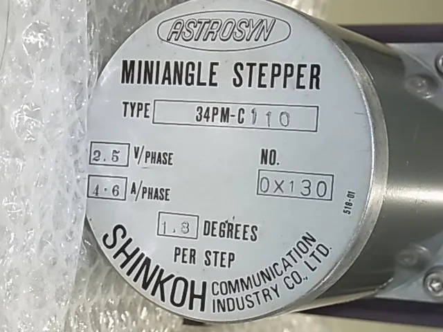 Shinko Communication Industry 34PM-C110 Stepping motor Detail Image - ASKINDEX Korea