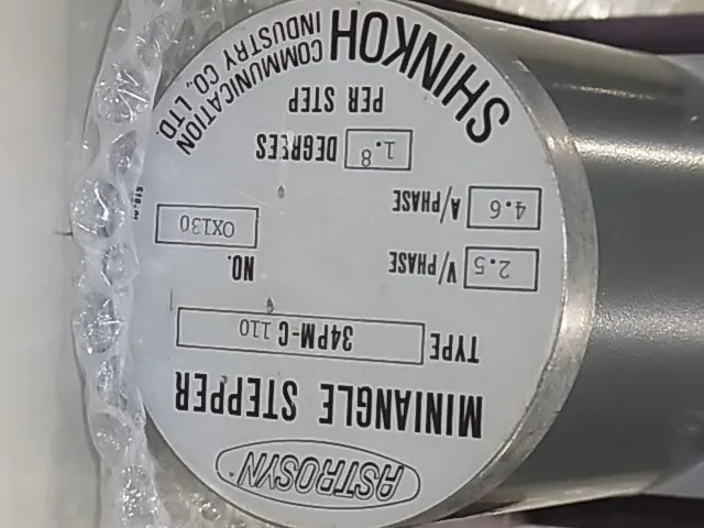 Shinko Communication Industry 34PM-C110 Stepping motor Detail Image - ASKINDEX Korea