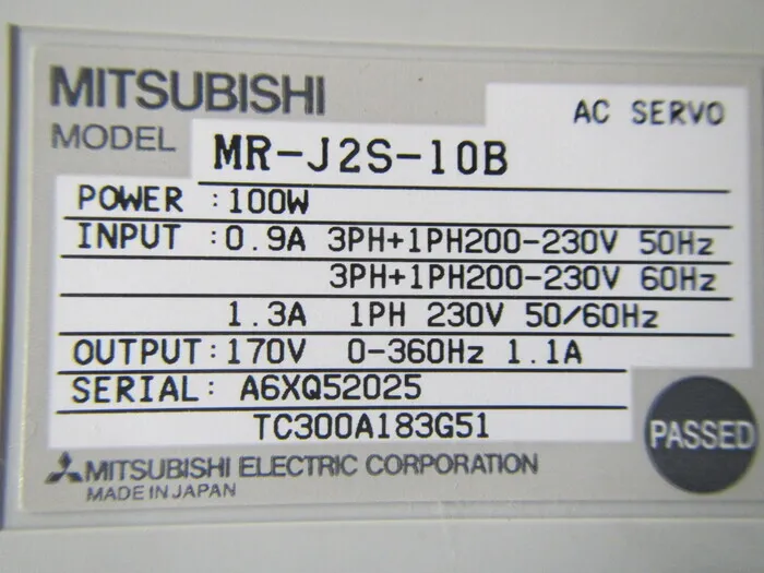 미쓰비시 전기 MR-J2S-10B 서보 드라이버 상세 이미지 - ASKINDEX 코리아